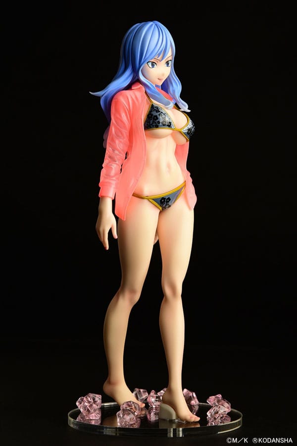 Fairy Tail Statue 1/6 Jubia Lokser Gravure_Stylesee-through wet shirt Black Bikini!! 25 cm 4560321854653