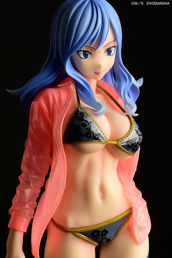 Fairy Tail Statue 1/6 Jubia Lokser Gravure_Stylesee-through wet shirt Black Bikini!! 25 cm 4560321854653