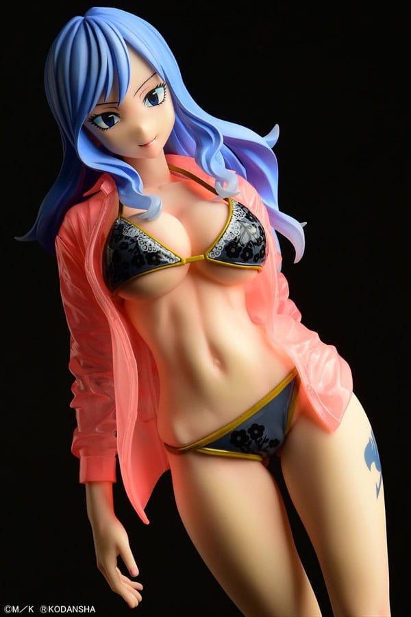 Fairy Tail Statue 1/6 Jubia Lokser Gravure_Stylesee-through wet shirt Black Bikini!! 25 cm 4560321854653