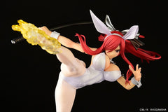 Fairy Tail Statue 1/6 Erza Scarlet High Kick White Bunny Ver. 37 cm 4560321854684