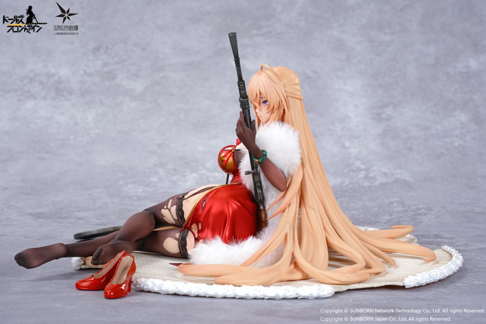 Girls' Frontline: Neural Cloud PVC Statue 1/7 DP28 Coiled Morning Glory Heavy Damage Ver. 14 cm 6977299860001