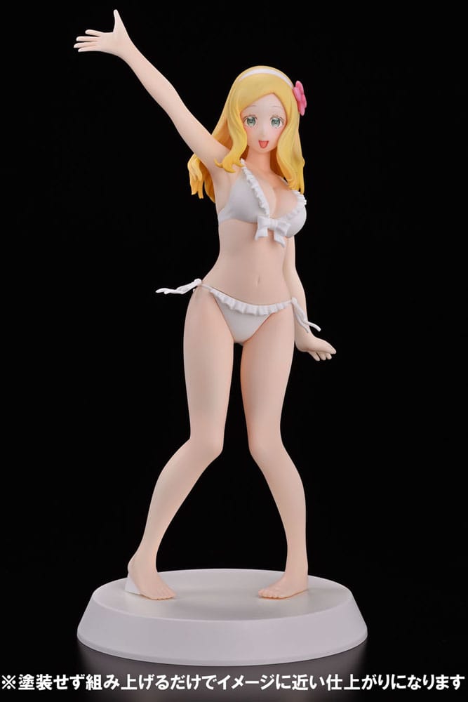 Tomo-chan Is a Girl! Summer Queens Assemble Heroines PVC Statue 1/8 Carol Olston Figure Kit Ver. 22 cm 4573480000700