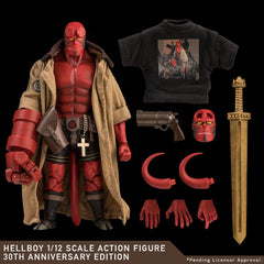 Hellboy Action Figure 1/12 Hellboy 30th Anniversary Edition 19 cm 4589801391747