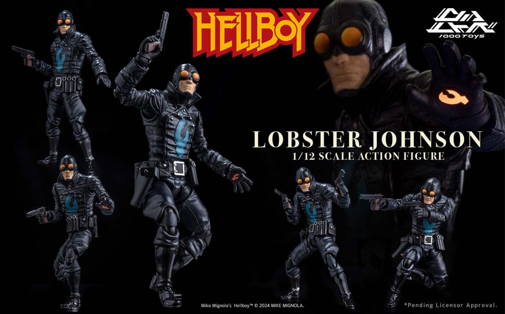 Hellboy Action Figure 1/12 Lobster Johnson 17 cm 4589801391754