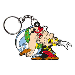 Asterix Keychain Asterix & Obelix Laughing 9 cm 3521320550039