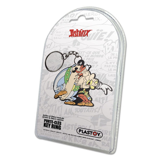 Asterix Keychain Asterix & Obelix Laughing 9 cm 3521320550039