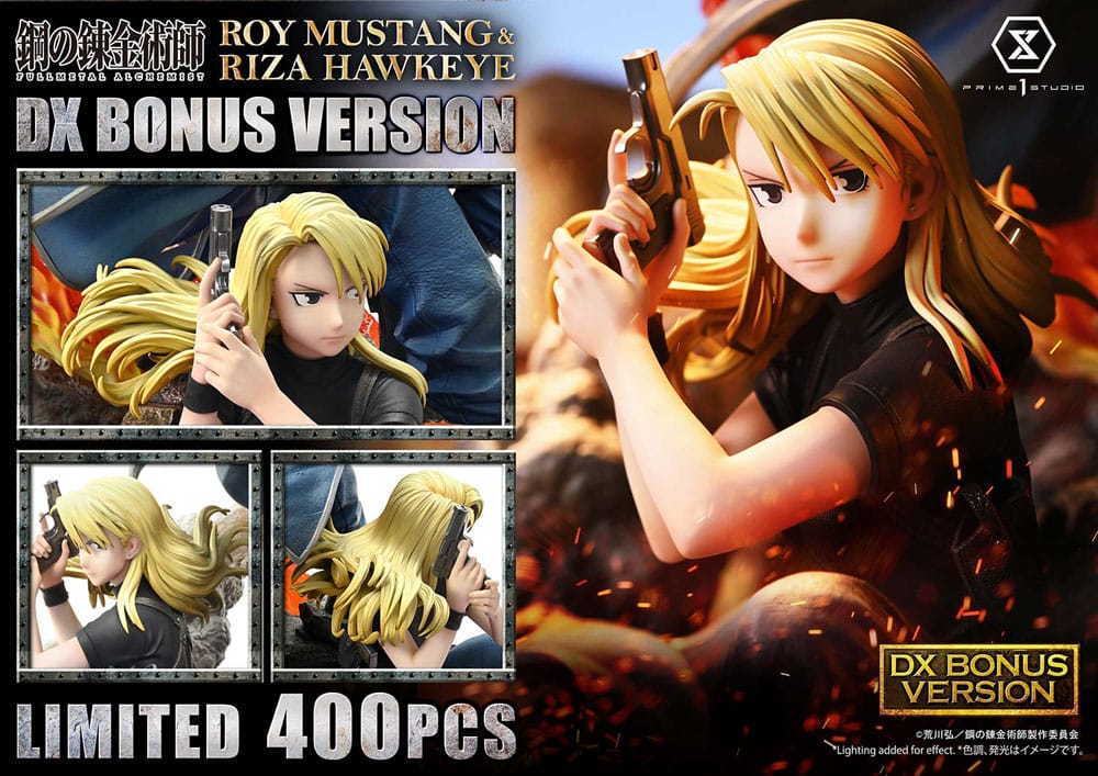 Fullmetal Alchemist Concept Masterline Statue 1/6 Roy Mustang & Riza Hawkeye Deluxe Bonus Version 50 cm 4580708049595