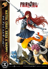 Fairy Tail PVC Statue 1/6 Natsu, Gray, Erza, Happy 57 cm 4580708043944