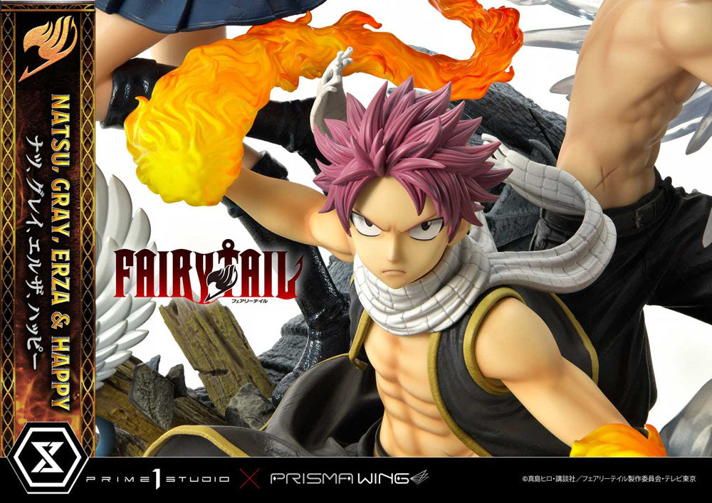 Fairy Tail PVC Statue 1/6 Natsu, Gray, Erza, Happy 57 cm 4580708043944