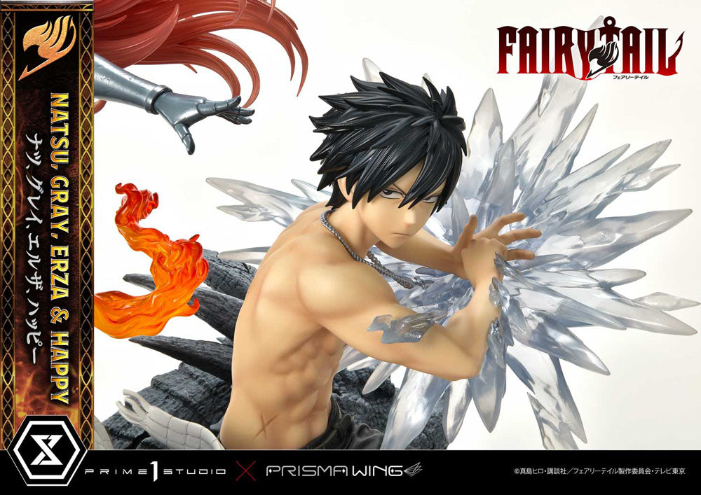 Fairy Tail PVC Statue 1/6 Natsu, Gray, Erza, Happy 57 cm 4580708043944