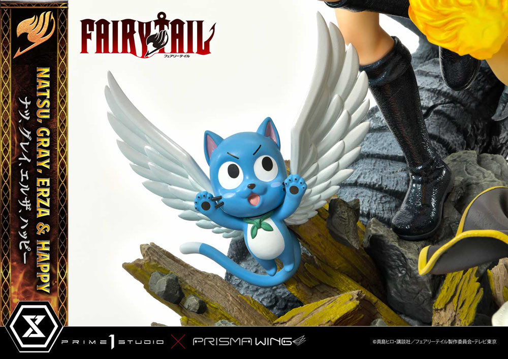 Fairy Tail PVC Statue 1/6 Natsu, Gray, Erza, Happy 57 cm 4580708043944