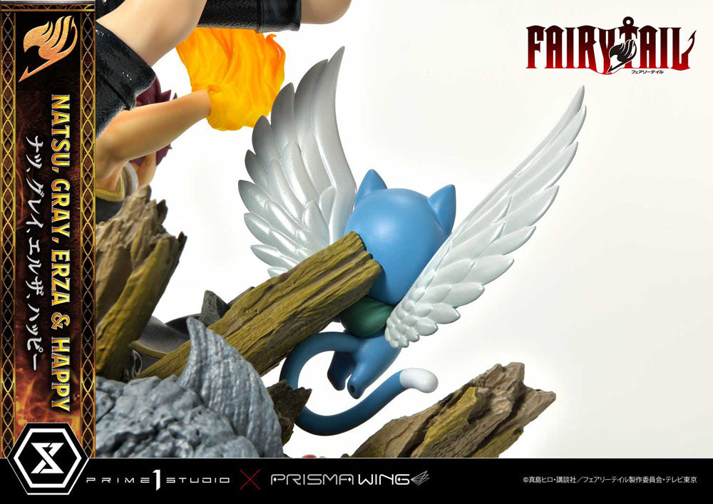 Fairy Tail PVC Statue 1/6 Natsu, Gray, Erza, Happy 57 cm 4580708043944