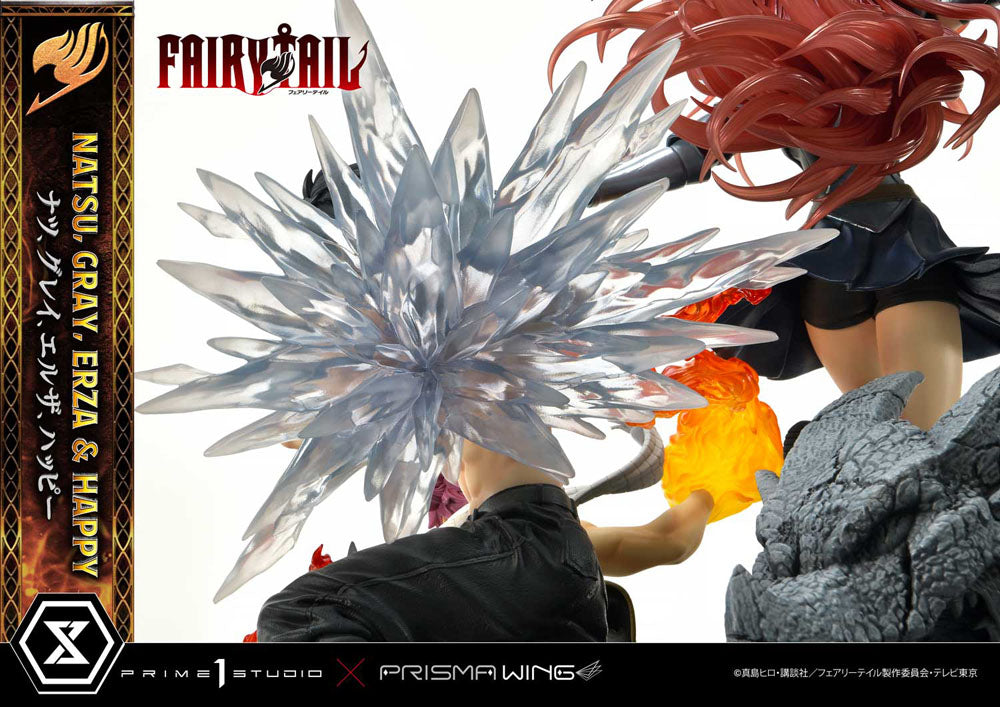 Fairy Tail PVC Statue 1/6 Natsu, Gray, Erza, Happy 57 cm 4580708043944