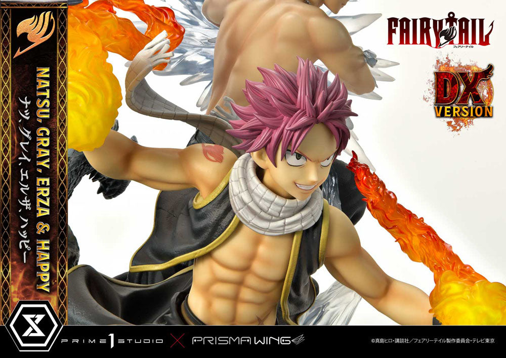 Fairy Tail PVC Statue 1/6 Natsu, Gray, Erza, Happy Deluxe Version 57 cm 4580708043951