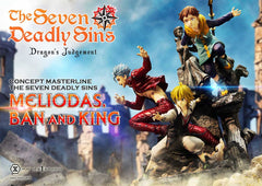 Seven Deadly Sins Concept Masterline Series Statue Meliodas, Ban and King 55 cm 4580708048482