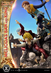 Seven Deadly Sins Concept Masterline Series Statue Meliodas, Ban and King 55 cm 4580708048482