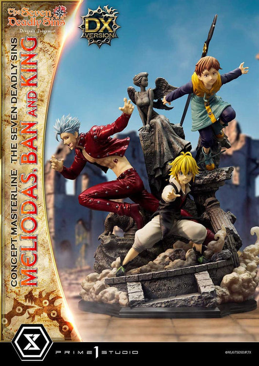 Seven Deadly Sins Concept Masterline Series Statue Meliodas, Ban and King Deluxe Version 55 cm 4580708048499