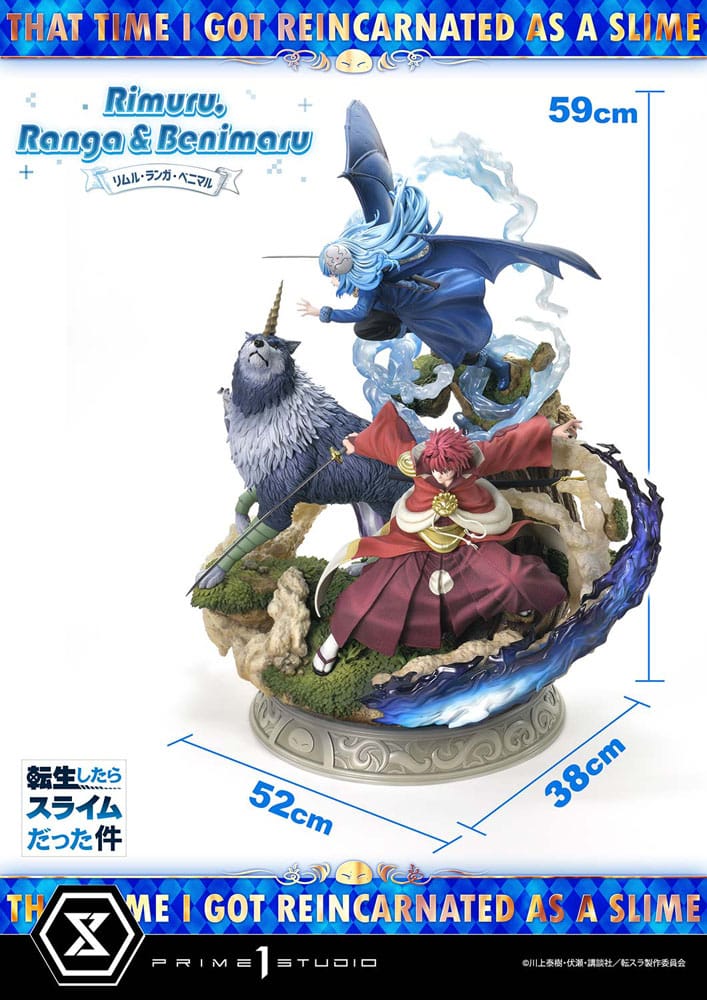 That Time I Got Reincarnated as a Slime Concept Masterline Series Statue 1/6 Rimuru, Ranga and Benimaru 59 cm 4580708048796