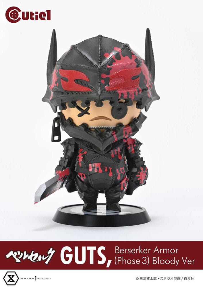 Berserk Cutie1 PVC Figure Guts Berserker Armor (Phase 3) Bloody Ver. 12 cm 4580708049977