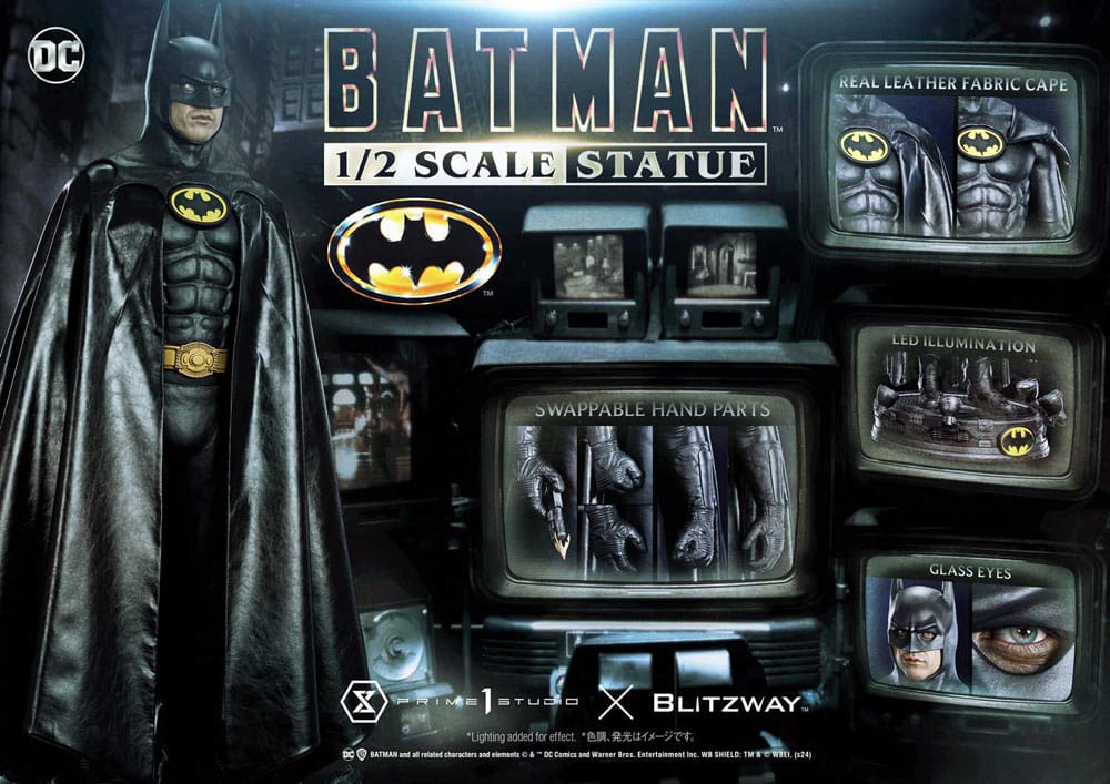 Batman Statue 1/2 Batman 1989 106 cm 4580708049700