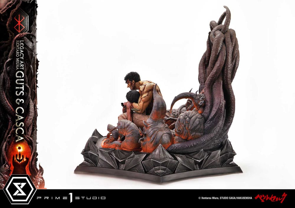 Berserk Ultimate Legacy Art Kentaro Miura Statue 1/4 Guts & Casca 72 cm 4580708049847