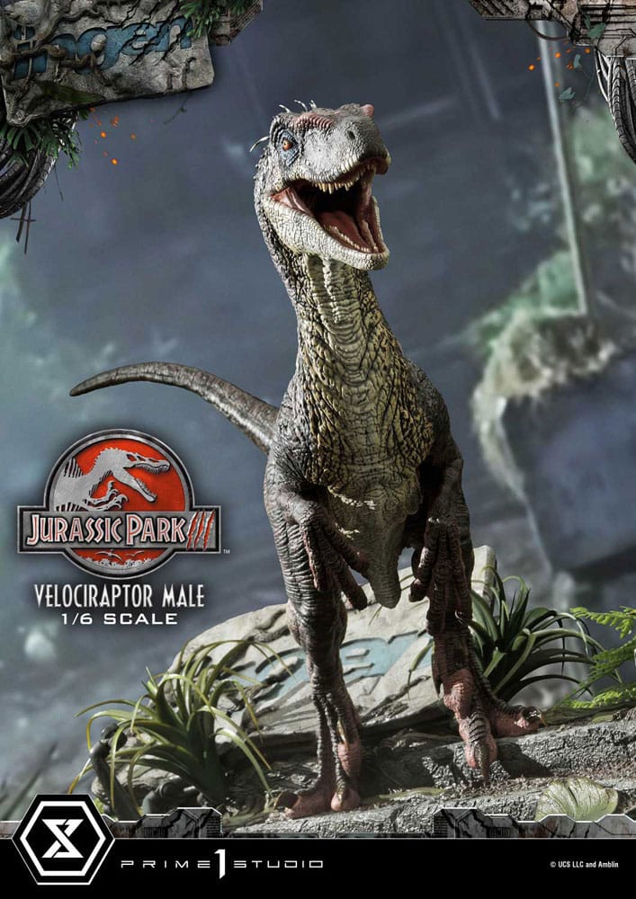 Jurassic Park III Legacy Museum Collection Statue 1/6 Velociraptor Male Bonus Version 40 cm 4580708049014