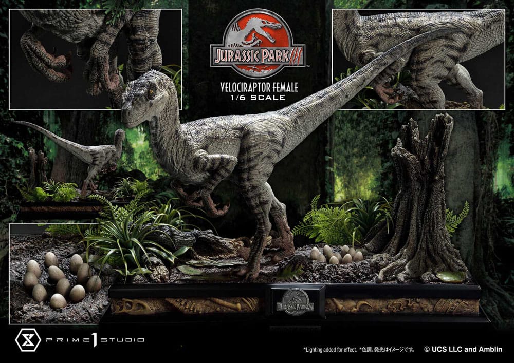 Jurassic Park III Legacy Museum Collection Statue 1/6 Velociraptor Female Bonus Version 44 cm 4580708049038