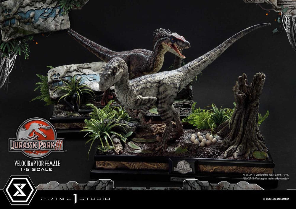 Jurassic Park III Legacy Museum Collection Statue 1/6 Velociraptor Female Bonus Version 44 cm 4580708049038