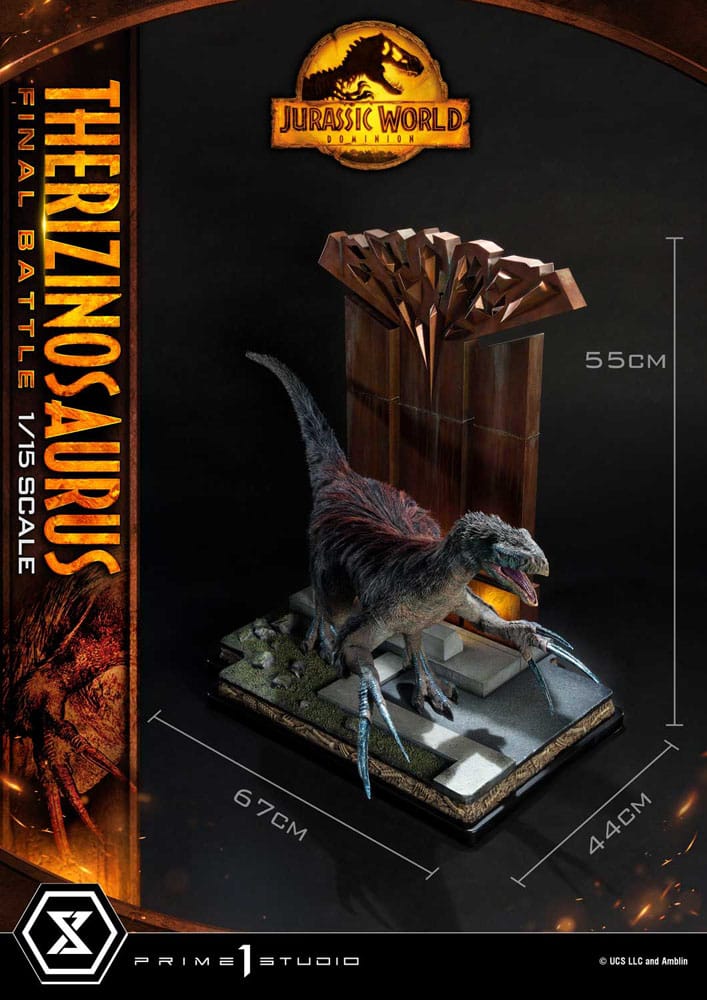 Jurassic World: Dominion Legacy Museum Collection Statue 1/15 Therizinosaurus Final Battle Regular Version 55 cm 4580708046815