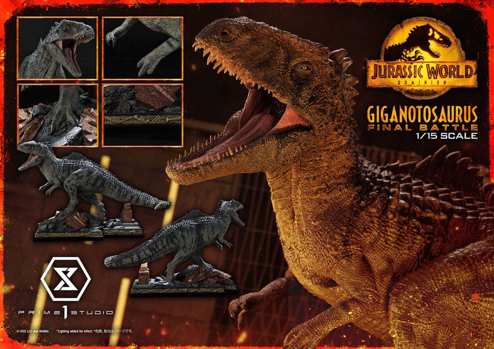 Jurassic World: Dominion Legacy Museum Collection Statue 1/15 Giganotosaurus Final Battle Bonus Version 48 cm 4580708047140