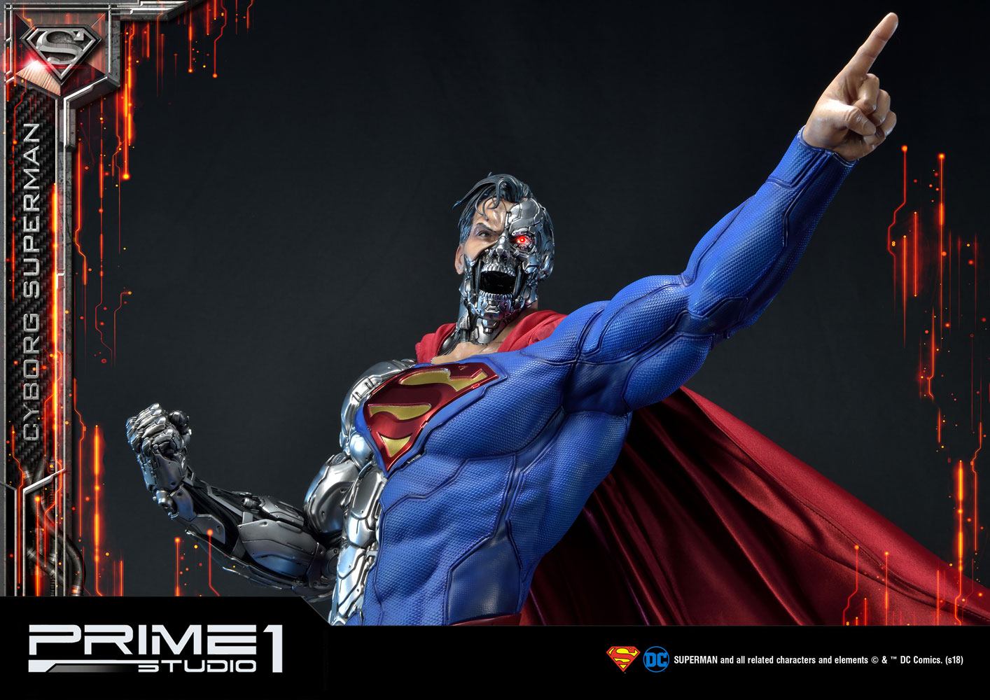 DC Comics Statue 1/3 Cyborg Superman 93 cm 4562471908002