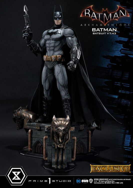 Batman Arkham Knight 1/3 Statue Batman Batsuit v7.43 Exclusive Version 86 cm 4582535945033