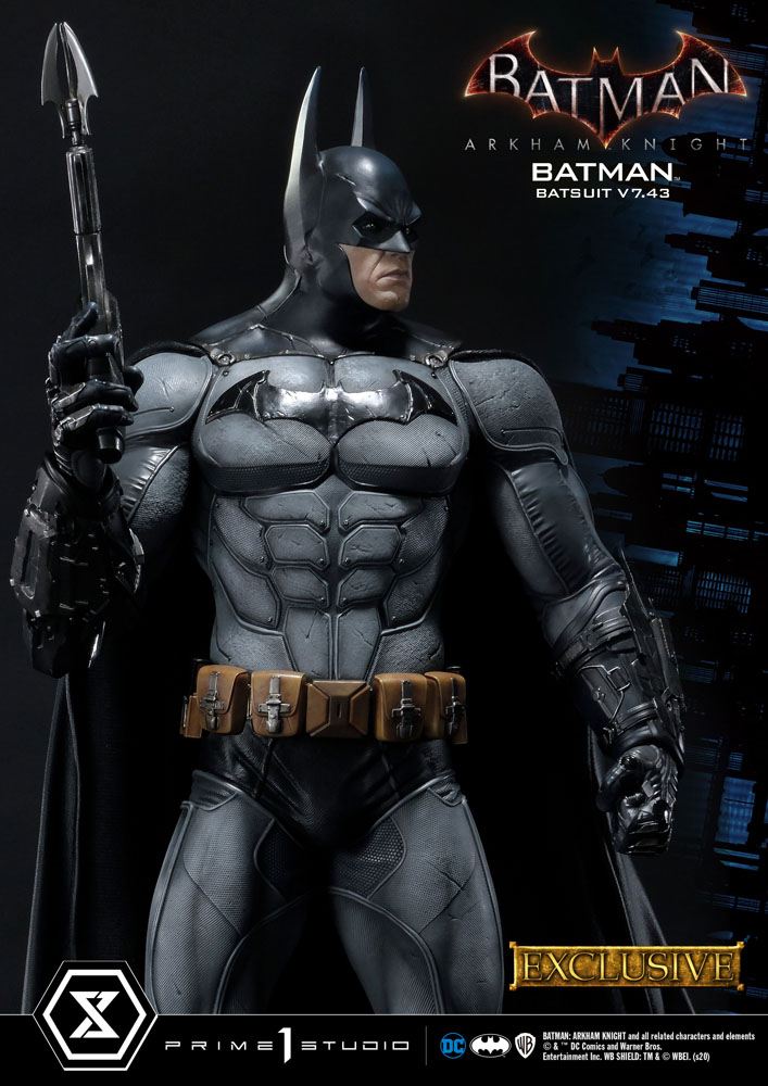 Batman Arkham Knight 1/3 Statue Batman Batsuit v7.43 Exclusive Version 86 cm 4582535945033