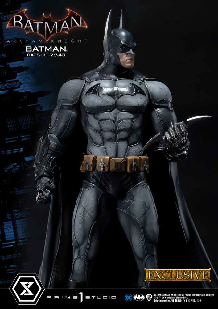 Batman Arkham Knight 1/3 Statue Batman Batsuit v7.43 Exclusive Version 86 cm 4582535945033