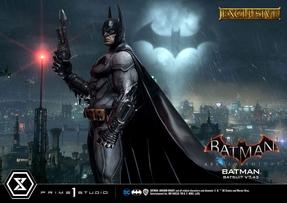 Batman Arkham Knight 1/3 Statue Batman Batsuit v7.43 Exclusive Version 86 cm 4582535945033