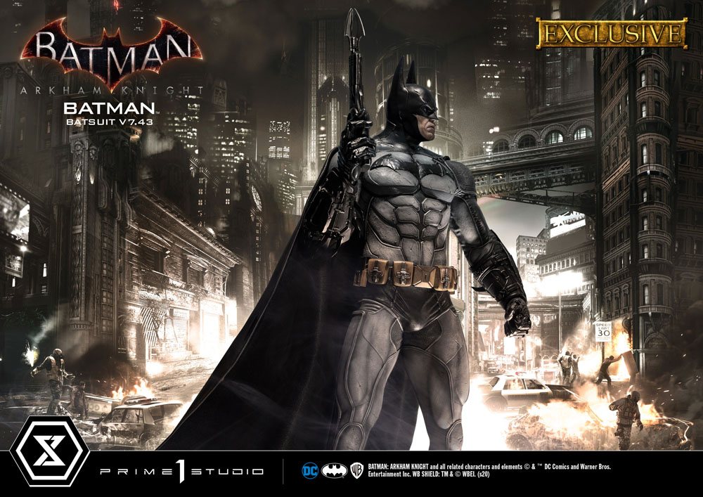 Batman Arkham Knight 1/3 Statue Batman Batsuit v7.43 Exclusive Version 86 cm 4582535945033