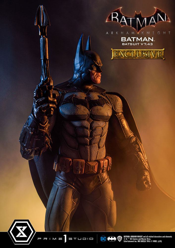 Batman Arkham Knight 1/3 Statue Batman Batsuit v7.43 Exclusive Version 86 cm 4582535945033