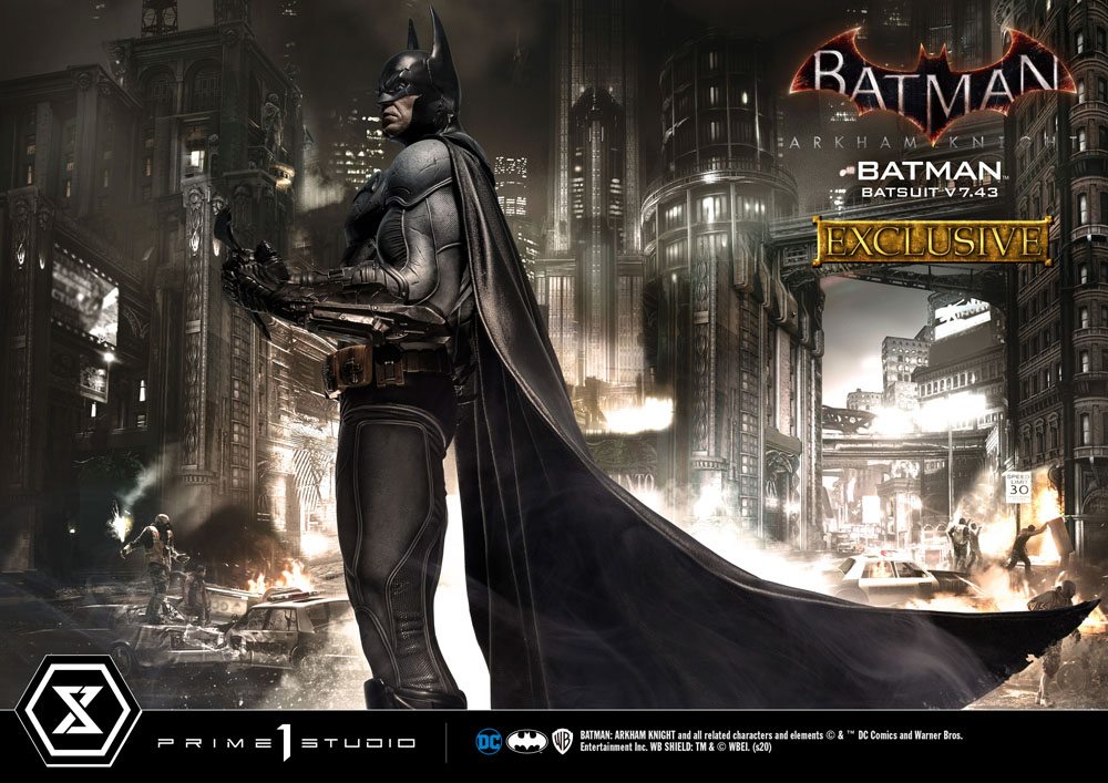 Batman Arkham Knight 1/3 Statue Batman Batsuit v7.43 Exclusive Version 86 cm 4582535945033