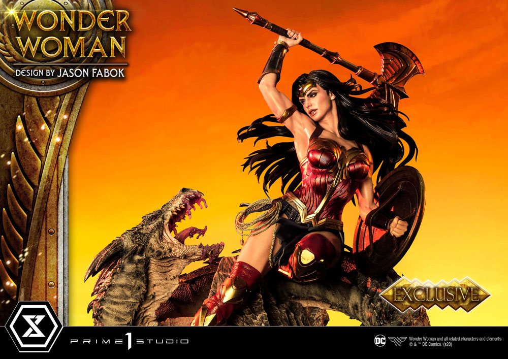 Wonder Woman Statue 1/3 Wonder Woman vs. Hydra Exclusive Bonus Version 90 cm 4582535946115