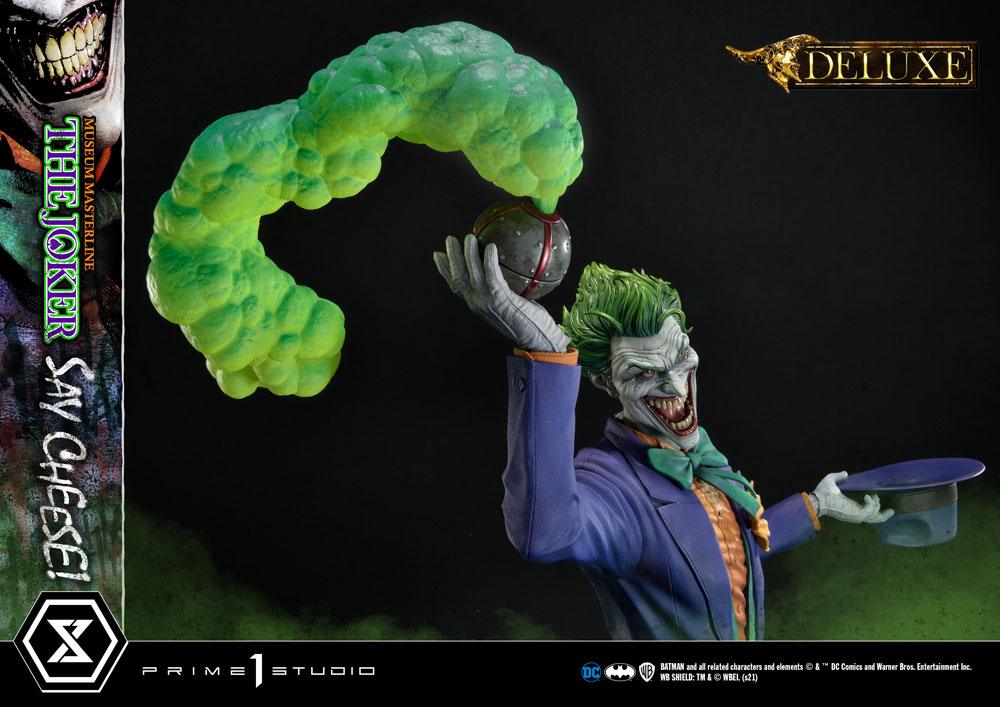 DC Comics Statue 1/3 The Joker Say Cheese Deluxe Bonus Version 99 cm 4580708035123