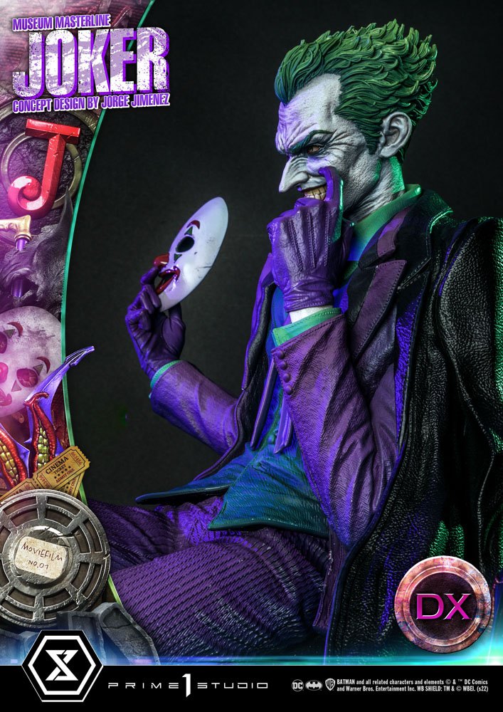 DC Comics Statue 1/3 The Joker Deluxe Bonus Version Concept Design by Jorge Jimenez 53 cm 4580708041216