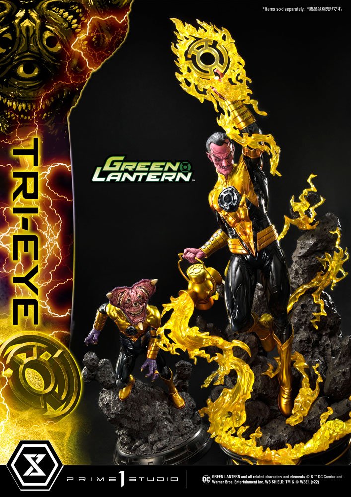 DC Comics Statue 1/3 Sinestro Corps Tri-Eye 54 cm 4580708041810