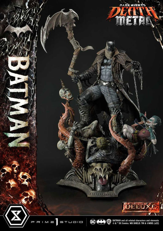 Dark Knights: Metal Statue 1/3 Death Metal Batman Deluxe Bonus Ver. 105 cm 4580708041421