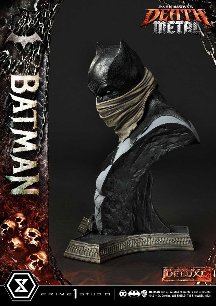 Dark Knights: Metal Statue 1/3 Death Metal Batman Deluxe Bonus Ver. 105 cm 4580708041421