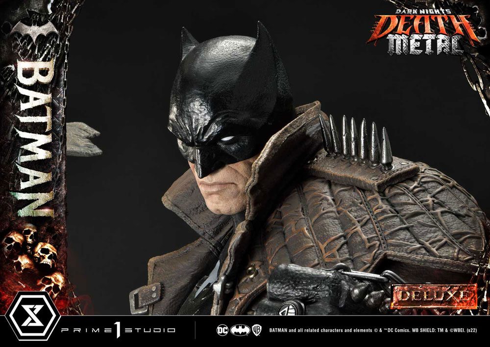 Dark Knights: Metal Statue 1/3 Death Metal Batman Deluxe Bonus Ver. 105 cm 4580708041421