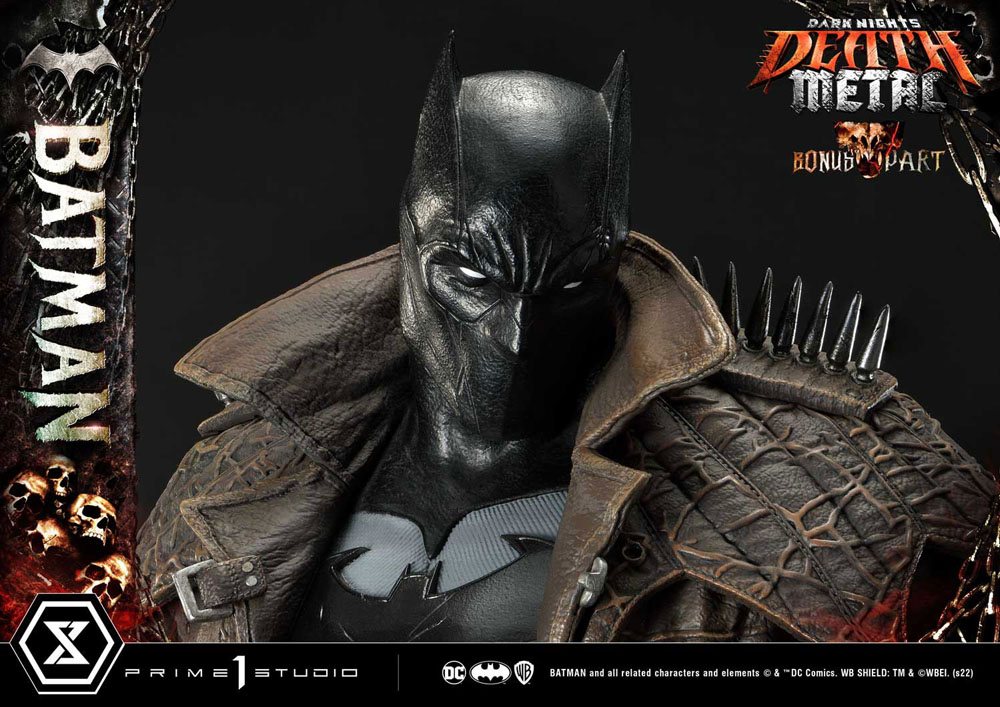 Dark Knights: Metal Statue 1/3 Death Metal Batman Deluxe Bonus Ver. 105 cm 4580708041421