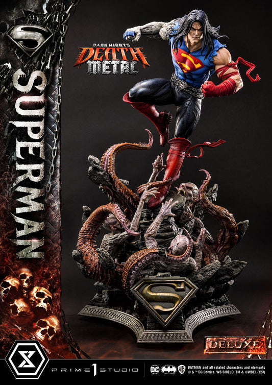 Dark Nights: Death Metal Statue 1/3 Death Metal Superman Deluxe Ver. 94 cm 4580708046372