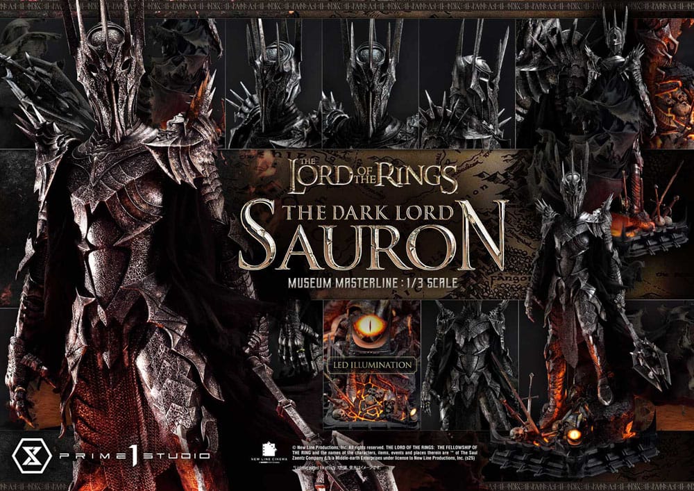 Lord of the Rings Museum Masterline Series Statue 1/3 The Dark Lord Sauron 117 cm 4582647121035