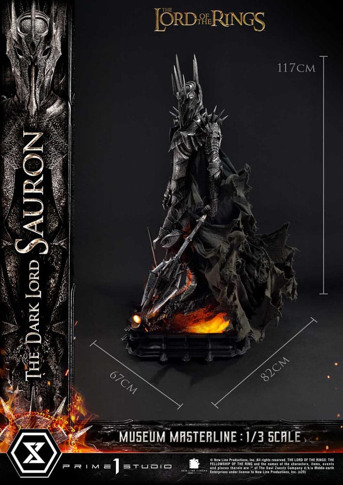 Lord of the Rings Museum Masterline Series Statue 1/3 The Dark Lord Sauron 117 cm 4582647121035