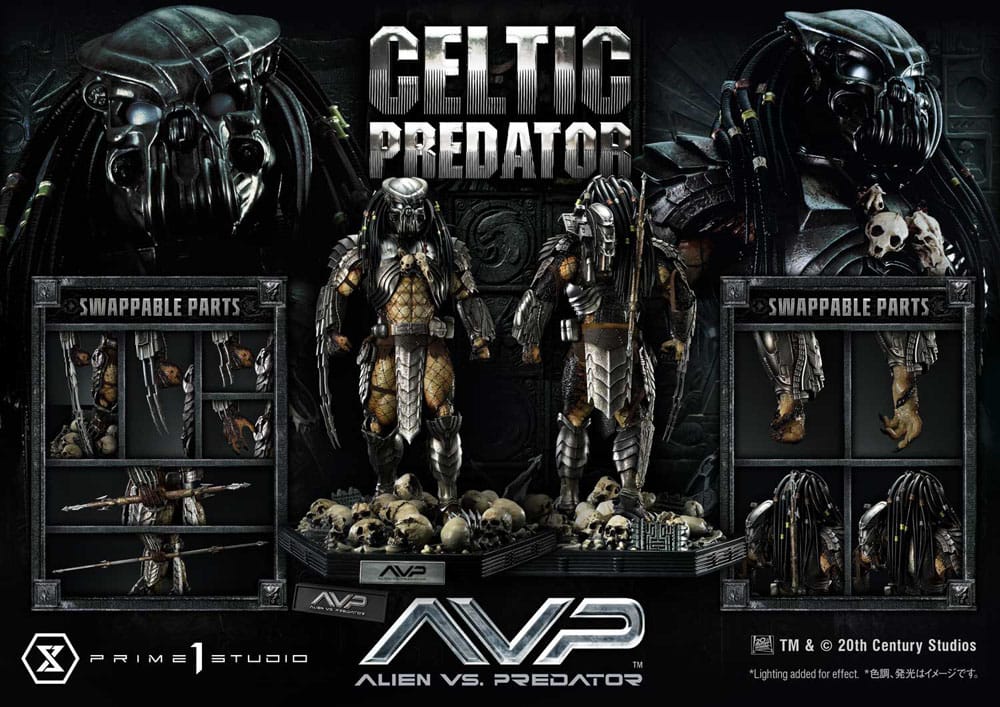 The Alien vs. Predator Museum Masterline Series Statue 1/3 Celtic Predator 95 cm 4580708048963